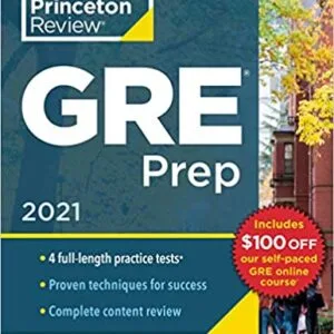 The Princeton Review : GRE Prep 2021