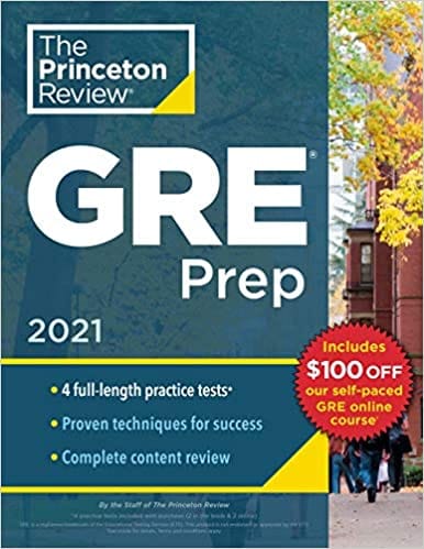 The Princeton Review : GRE Prep 2021
