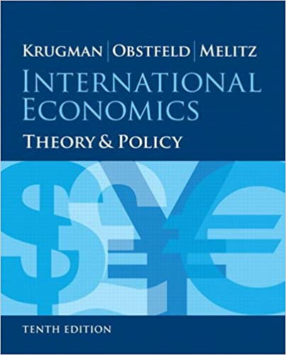 International Economics: Theory and Policy
