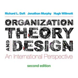Organization Theory and Design: An International Perspective