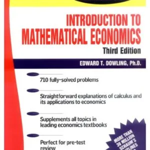 Schaum's Outline of Introduction to Mathematical Economics