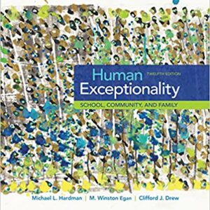 Human Exceptionality: School, Community, and Family