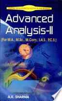 Advanced Analysis-Il
