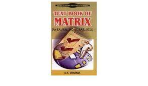 Text Book of Matrix