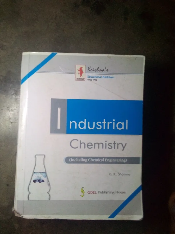 Industrial Chemistry by B. K. Sharma