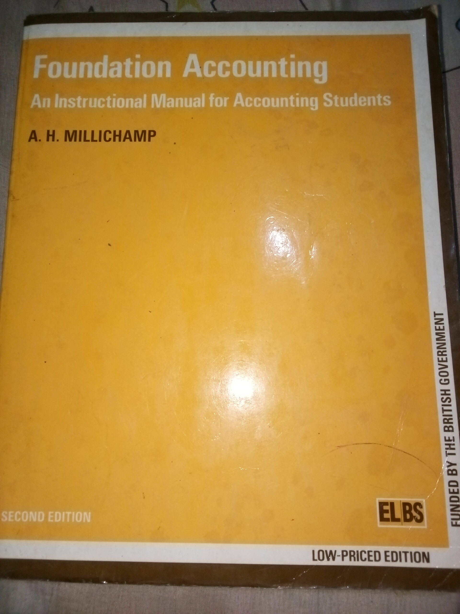 Foundation Accounting by A. H. Millichamp