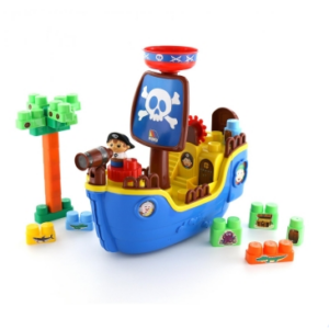 Pirate Ship And Blocks 30 pcs