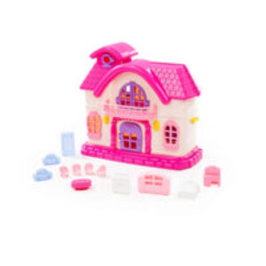 Fairy Tale Doll House With Furniture Set 12 Pieces