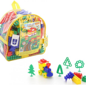 Building Blocks With Connectors In A Bag
