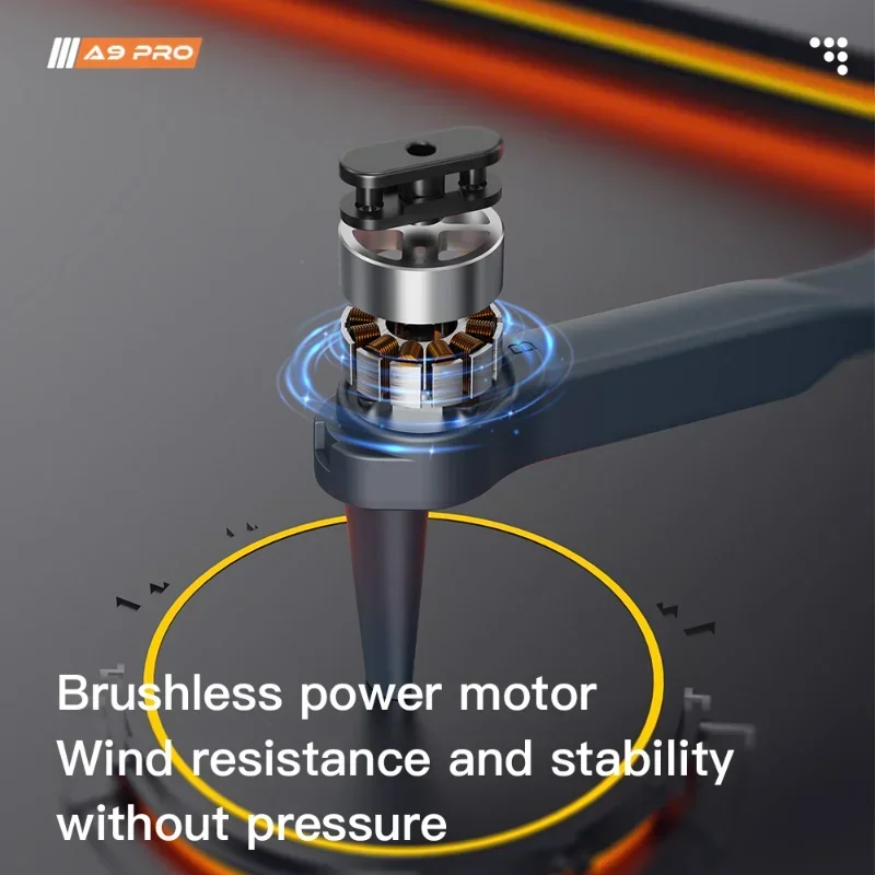 JHD A9 PRO 4K Drone 5G WIFI FPV Camera Helicopter Brushless Foldable Obstacle Avoidance Professional RC Quadcopter Dron Kids Toy - Image 4