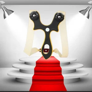 Dual Use Rubber Band Card Ball Slingshot Traditional Bow Outdoor Professional High Power Shooting Catapult Competitive Toy