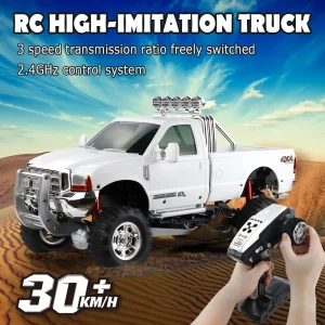 Children Electric Remote Control Car Toys HG-P410 W-2 1/10 Four-wheel Drive Pickup Truck 2.4G RC Crawler Car Toy for Kids