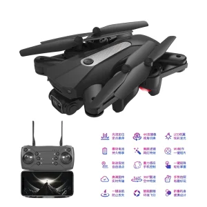 Flyxinsim KY608 New Portable Drone Toy LED,Joyance Drone Folding Arm,4K Camera Drone LED Light