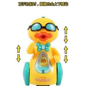 Wholesale Electric Universal Light Music Cute Ducks Walking Musical Duck Toy with Water Spraying