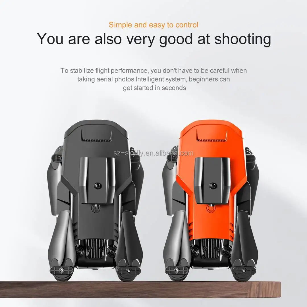 JHD E100 Drone 4K HD Camera WIFI FPV Obstacle Avoidance Altitude Hold Mode Foldable Quadcopter RC Helicopter Gifts Toy for Child - Image 3