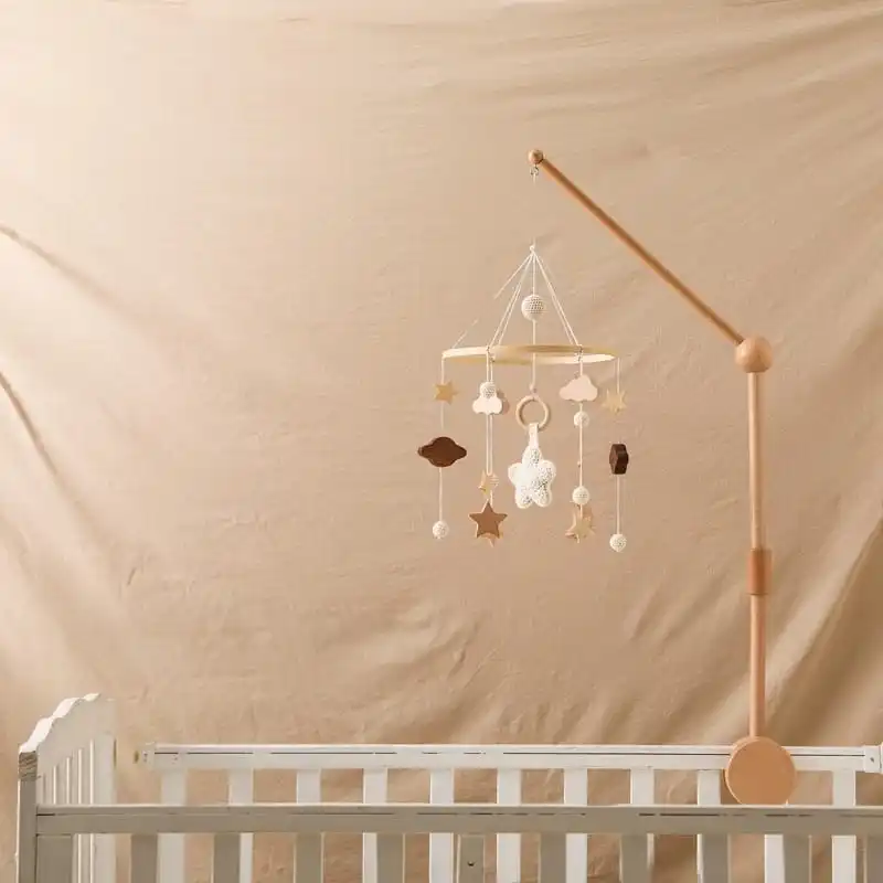 Crib Wholesale Popular Sleep Music Soothe Restless Emotions Baby Bed Bell with Projector Musical Mobile , Baby Crib Rattle Toy - Image 5