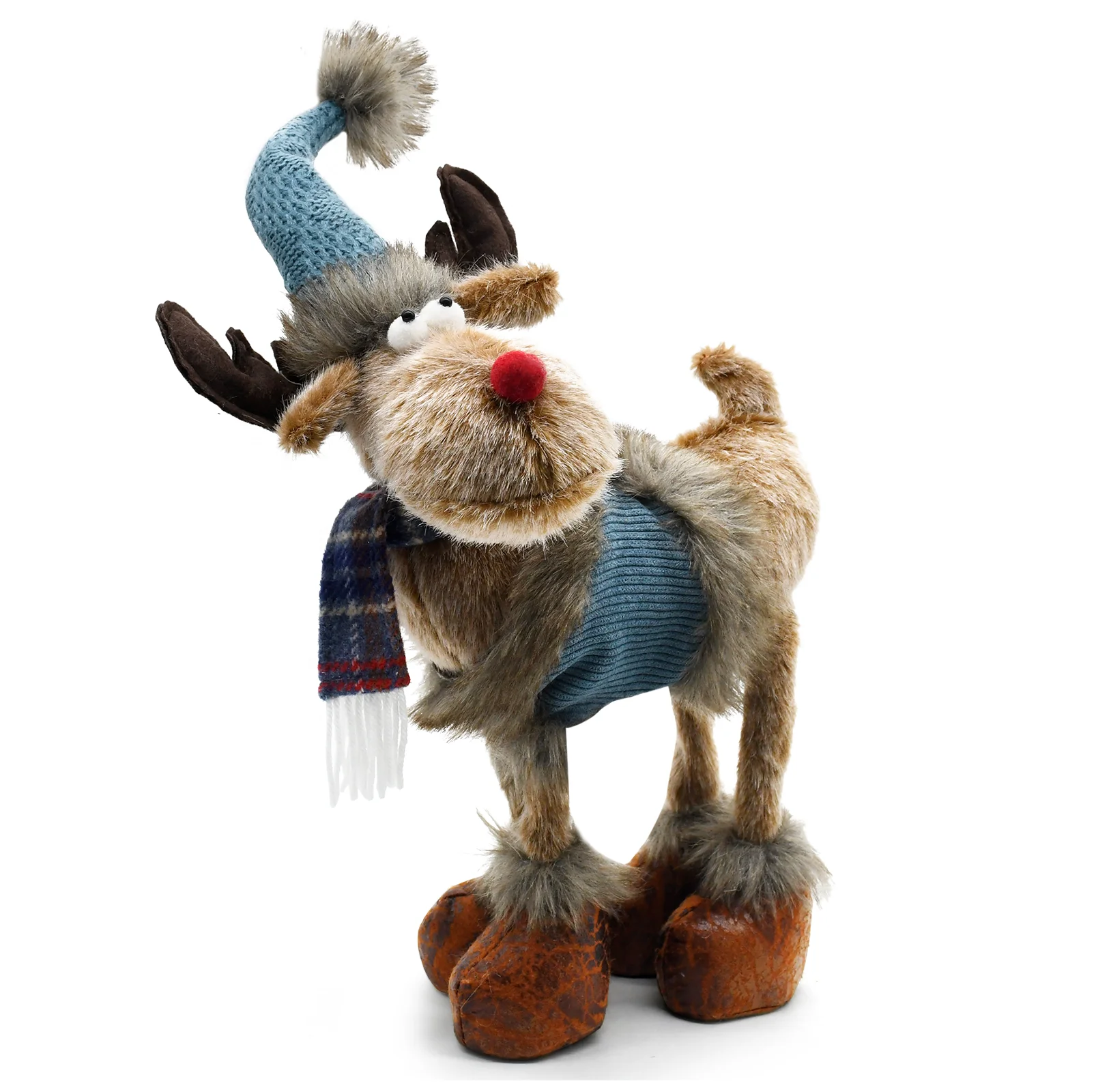 New Product Ideas 2023 Wholesale Cheap Reindeer Stuffed Animal Plush Toy for Christmas Decoration - Image 6