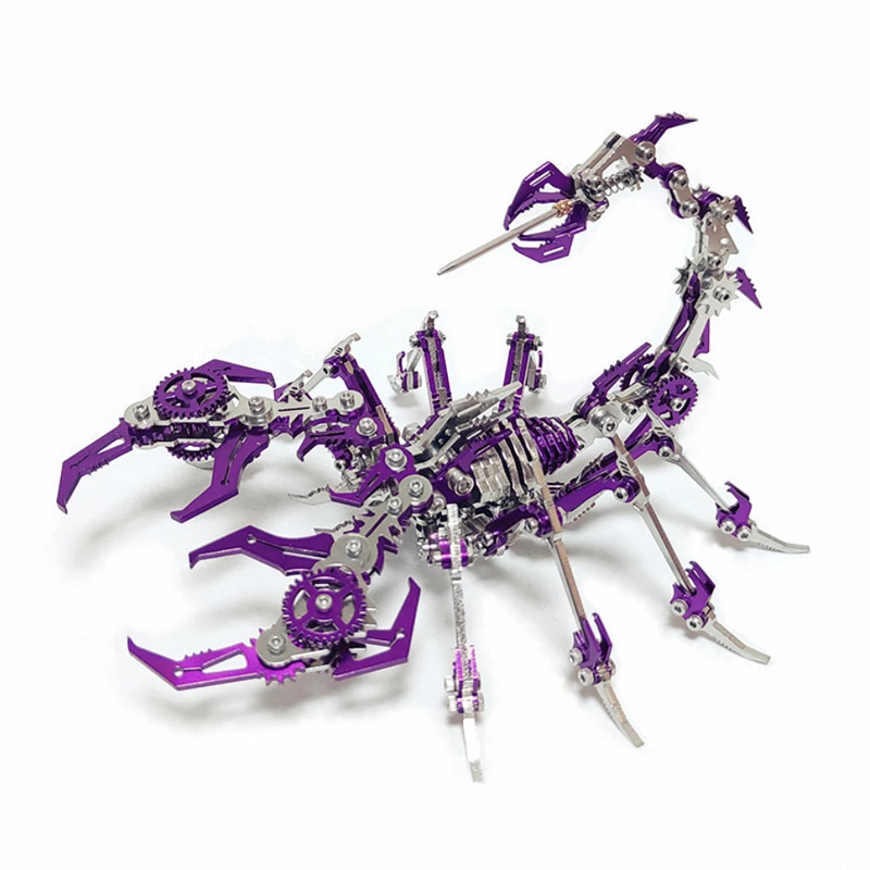 Mechanical Scorpion DIY Model Display Metal Craft Decorative Toy Handmade Assembly Scorpion Model Gift Adult 3D Model Puzzle - Image 2