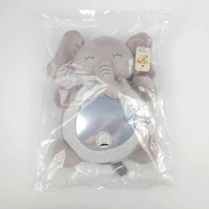 Rabbit Elephant Car Rearview Mirror for Back Seat Real Facing to See Baby Backseat Toy B050 - Image 4