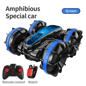 2.4GHz 4WD 1:18 off Road Vehicle 4X4 Rc Amphibious Stunt Car Hand Controlled Gesture Radio Remote Control Car Toys