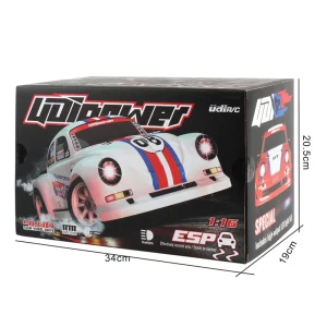 high quality 1/16 70km/h Scale 4WD Electric High Speed LED Light Remote Control Drift RC Racing Car Toy