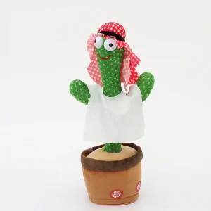 Talking Singing Dancing Cactus Recording Plush Toy