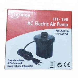 Universal AC 220V 240V Inflate Deflate Electric Air Pump for Inflatable Water Toys With 3 Nozzles EU Plug