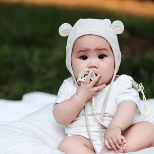 Silicone anti-drop chain teether chain baby teething stick toy