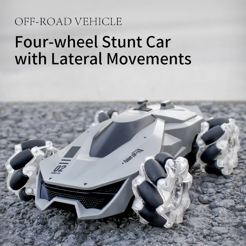 Hot Remote Control Stunt Car Q92 4WD 360 Degree Flip Simulation Spray Night Glare Effect Tire Dynamic Sound Effect Models Toys - Image 4