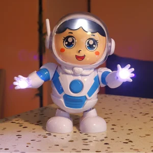 Wholesale Factory Swing Spaceman Music Cool Lighting Kids Children Electric Robot Toys Dancing