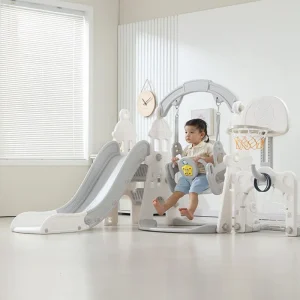 Kids Indoor Play House Baby Playroom Playground Equipment Plastic Slides for Children Sliding Toys