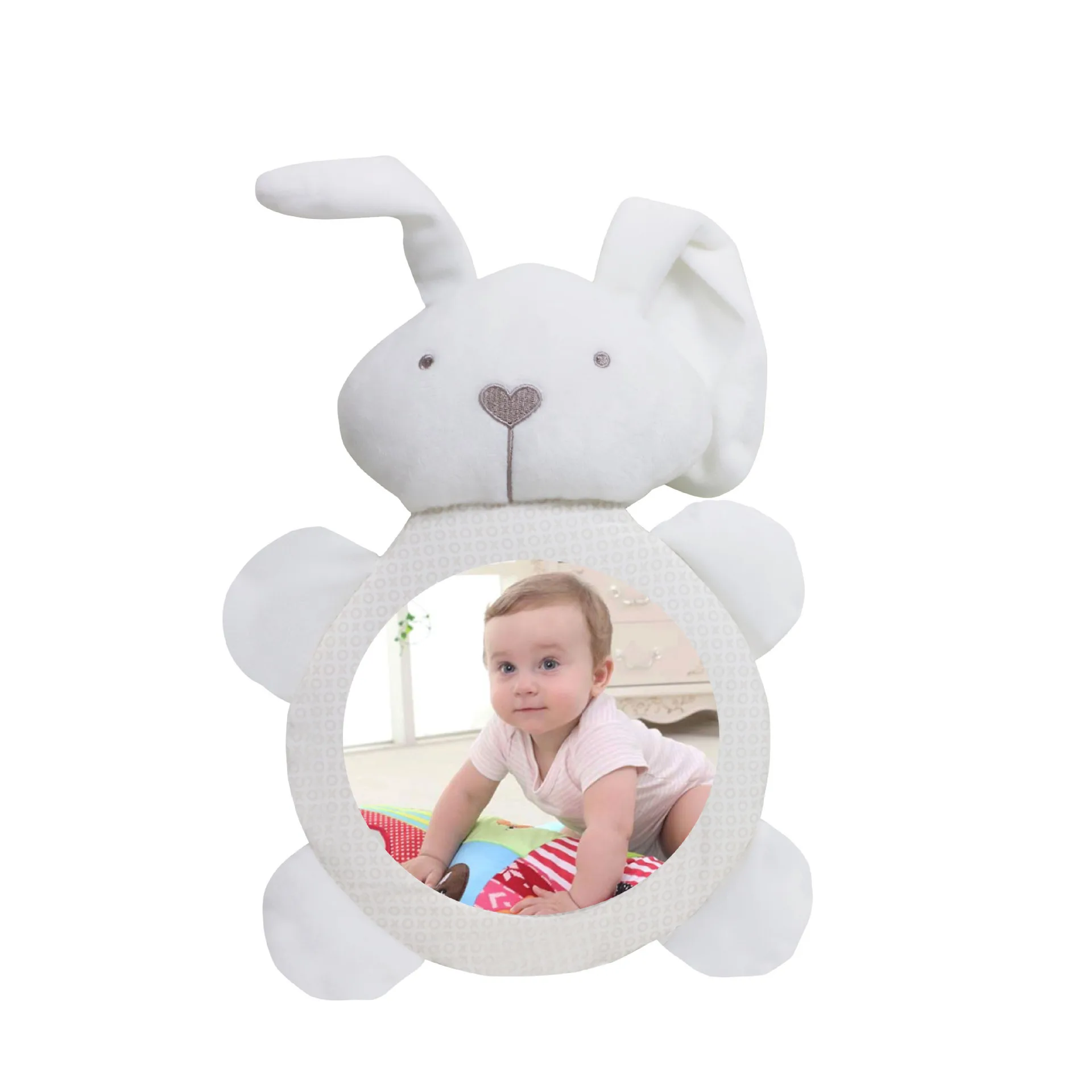 Rabbit Elephant Car Rearview Mirror for Back Seat Real Facing to See Baby Backseat Toy B050 - Image 5