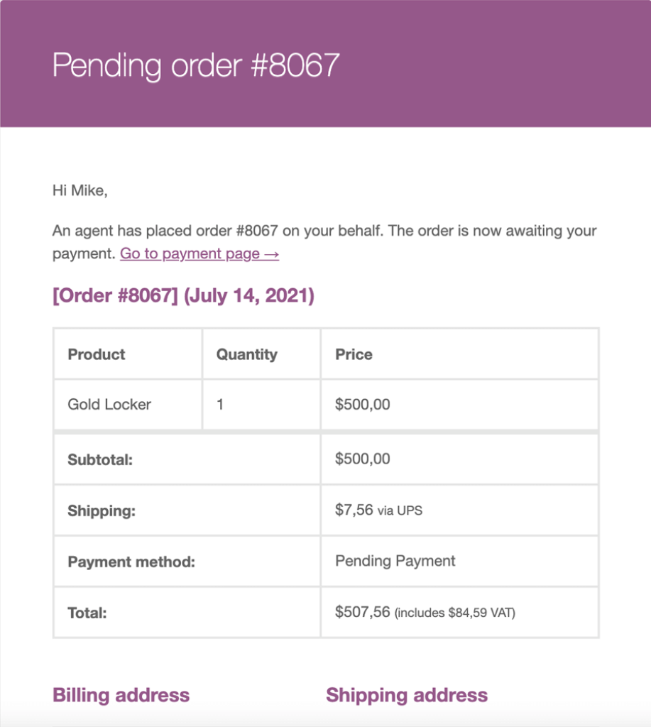 Shop as Customer. Place Pending Orders.