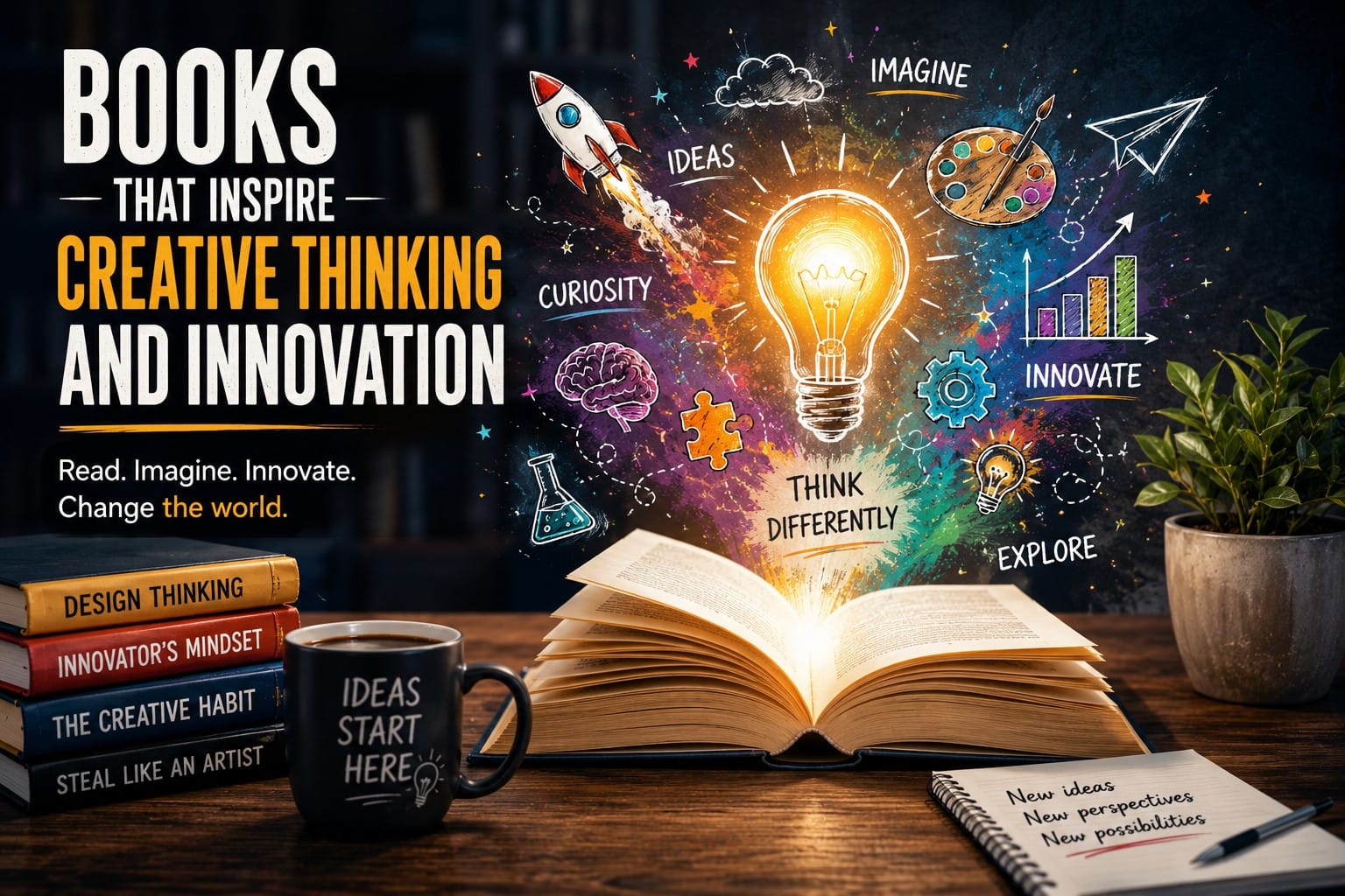 Books That Inspire Creative Thinking and Innovation