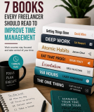 Are You Finding It Hard To Meet Deadlines? Here Are 7 Books That Will Save Your Freelance Sanity.