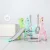 Kids Baby 3 in 1 Plastic Indoor Playground Toys Cute Deer Shape Toddler Basketball Hoop Swing and Slide Set