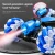 2.4G double side rotation spray twist transform RC drift stunt car hand controlled gesture sensing radio remote control car toys