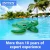 INTEX 57524 LIL’ Sea Turtle Ride on for Children Inflat Toy With 2 Heavy Duty Handles for Kids Inflatable Sea Turtle Ride on
