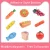 Kids Kitchen Toy Set Adhesive Style Fruit Vegetable Cutting Kids Pretend Play Girl Toys Children Kitchen Wooden Toys