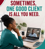 Sometimes One Good Client is All You Need